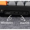Bàn phím cơ chơi game không dây TKL QMK RGB Keychron K8 Max với switch