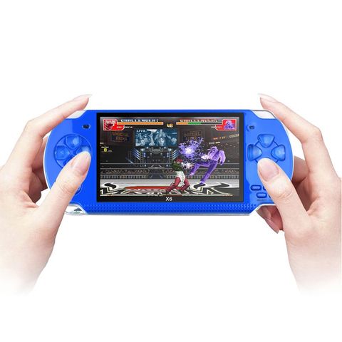 Máy Chơi Game Di Động X6 Blue – Màn Hình 4.3 inch, Camera 3MP, Tích Hợp 10.000 Trò Chơi – Giải Trí Đa Năng Trong Một Thiết Bị