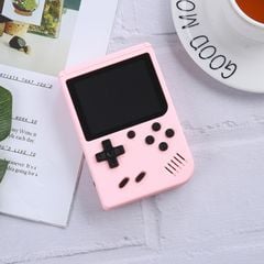  Máy chơi game cầm tay MK500 Màu Hồng - 3.0 inch Macaron Mini – 500 trò chơi tích hợp 