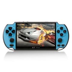  X7 Plus Trò chơi cổ điển Retro Blue & Blue – Máy chơi game cầm tay HD 5,1 inch với bộ nhớ 8G 