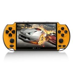  X7 Plus Trò chơi cổ điển Retro Yellow – Máy chơi game cầm tay HD 5,1 inch với bộ nhớ 8G 