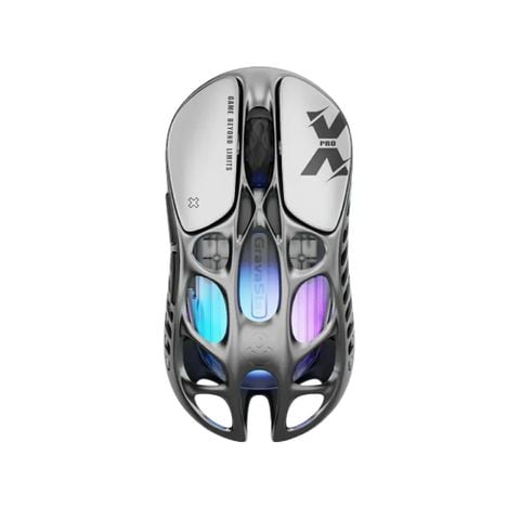 Chuột chơi game không dây GravaStar Mercury X Pro Interstellar Silver
