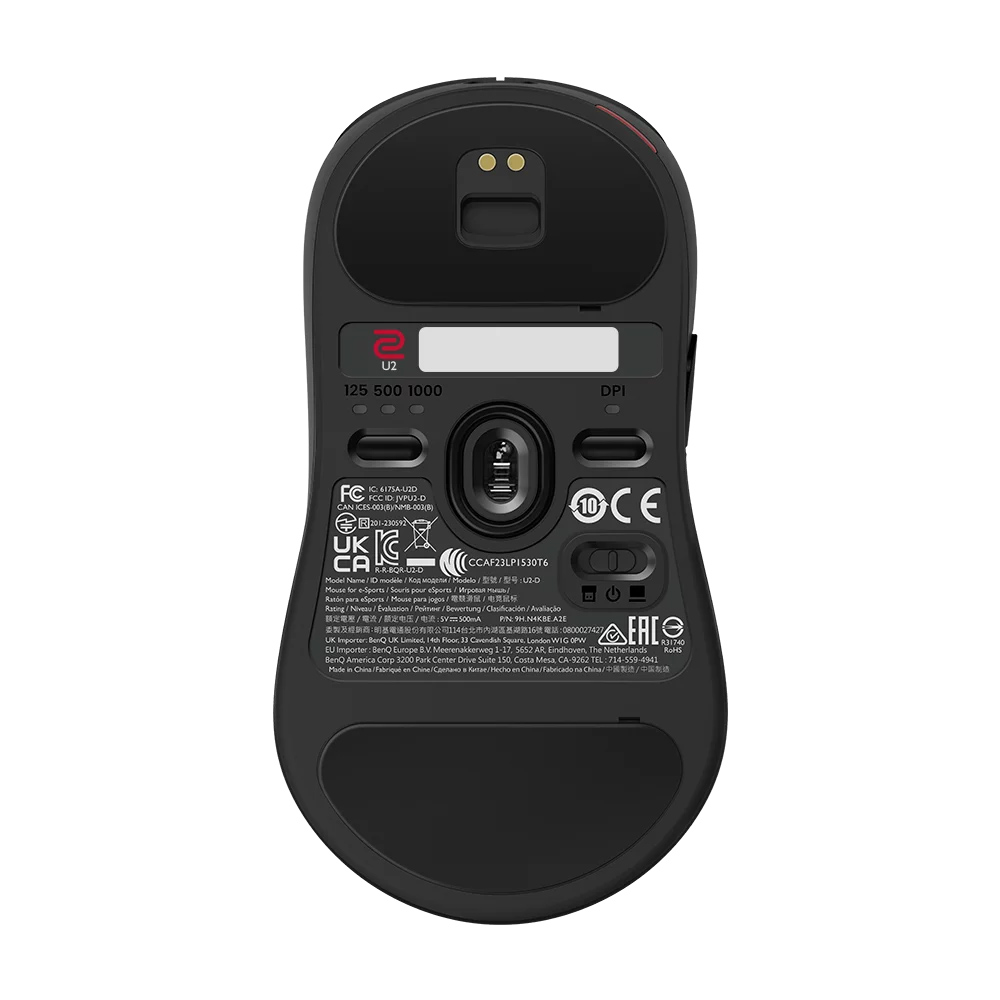 Ảnh minh họa Chuột gaming BenQ U2 | Wireless 2.4Ghz, 3200 DPI, 60g, Đen 1