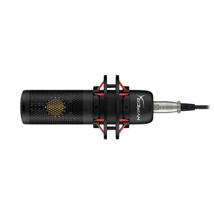 Ảnh minh họa Micro condenser màng lớn XLR chuyên nghiệp HyperX ProCast kèm giá treo chống rung và màng lọc pop 1