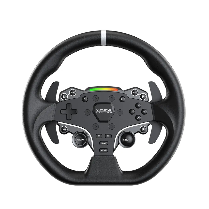 Ảnh minh họa BỘ VÔ LĂNG ĐUA XE Moza Racing - R9 Bronze Bundle ( R9V2 Wheel Base, Vô lăng ES, Pedal SR-P Loadcell ) 2