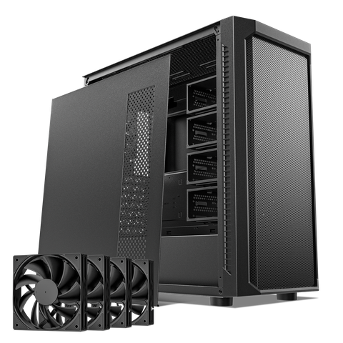 Vỏ case DARKROCK Classico Max hỗ trợ 10 ổ HDD