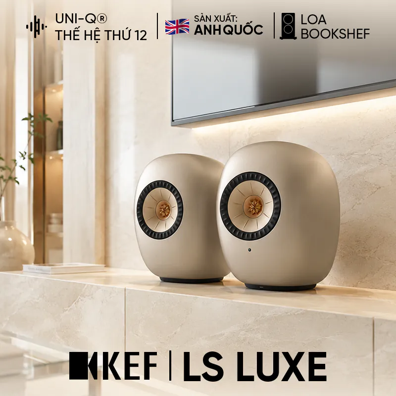 Ảnh minh họa Loa KEF LS LUXE, Bass 16.5cm, Công suất 380W, Bluetooth 5.3, HDMI eARC, Optical, Coaxial, AUX 3.5 mm 1