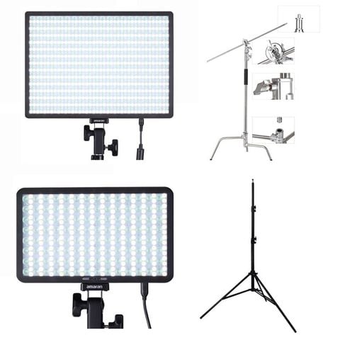 Combo 2 đèn led chụp sản phẩm Amaran Pano 120c Kit + Amaran Pano 60c