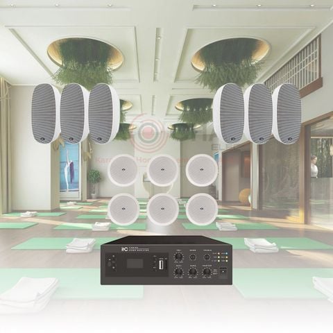 Combo âm thanh lớp học YOGA chuyên nghiệp 100-200m2