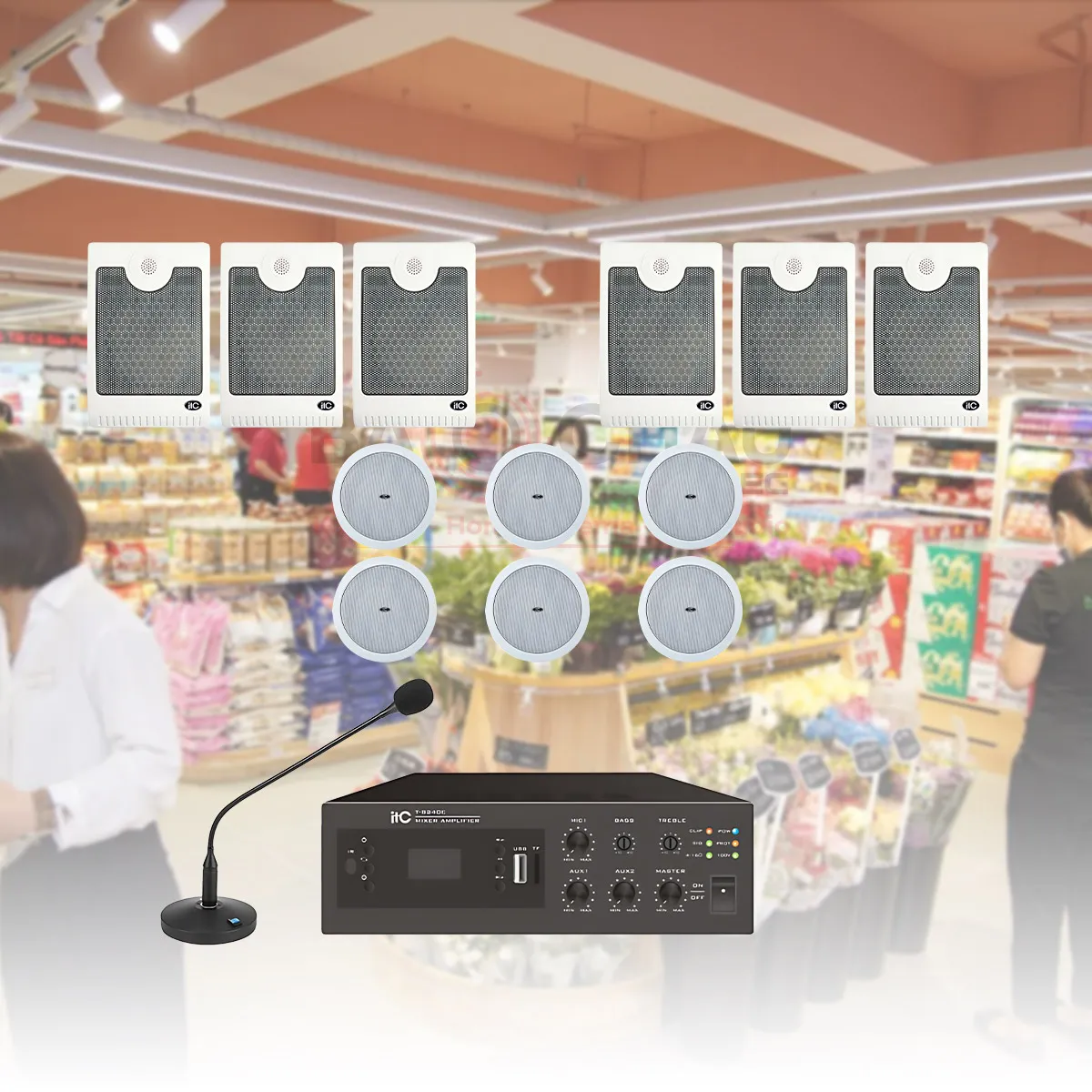 Combo Âm thanh Siêu Thị mini