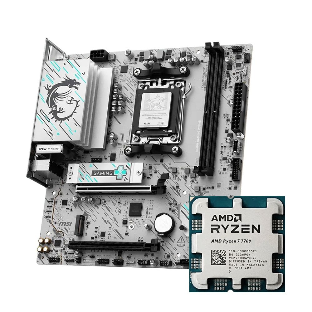 COMBO AMD Ryzen 7 7700 - MSI B840M GAMING WIFI 6E