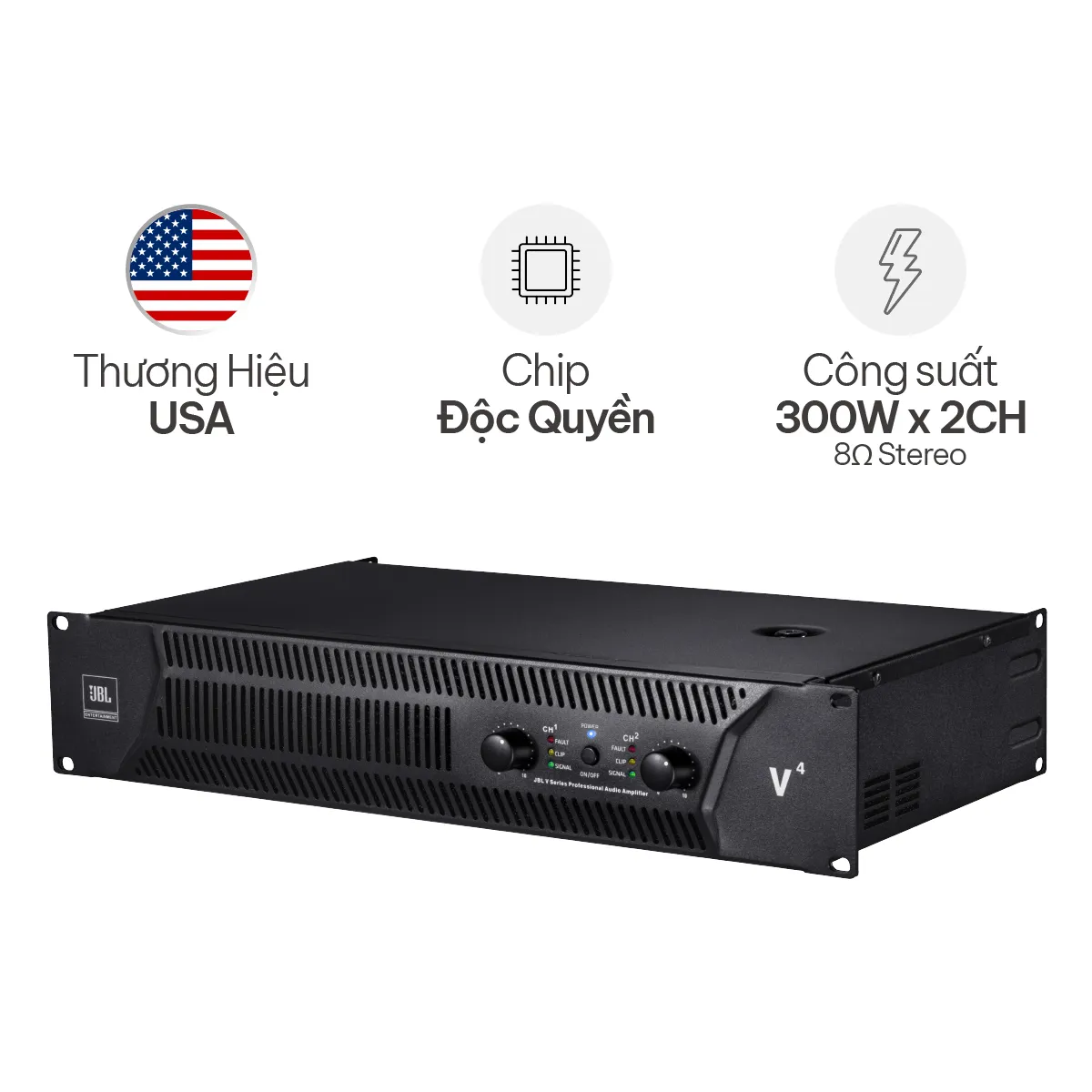 Ảnh minh họa Combo đẩy vang KM25 (JBL V4 + JBL VX9) 2