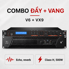  Combo đẩy vang KM26 (JBL V6 + JBL VX9) 