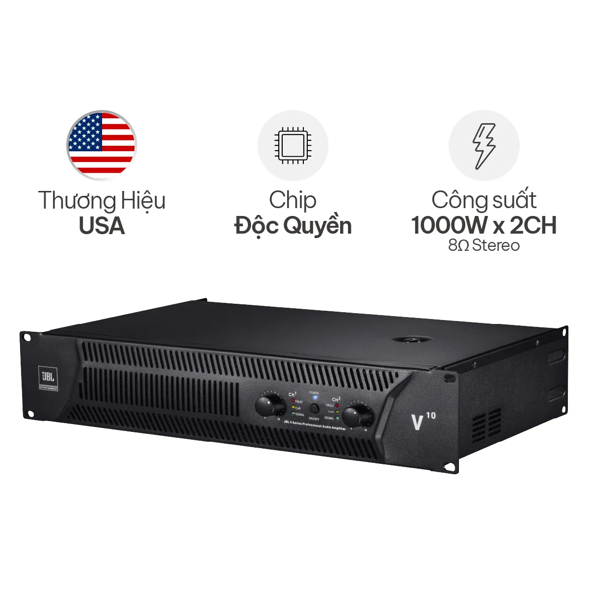 Ảnh minh họa Combo đẩy vang KM28 (JBL V10 + JBL VX9) 2