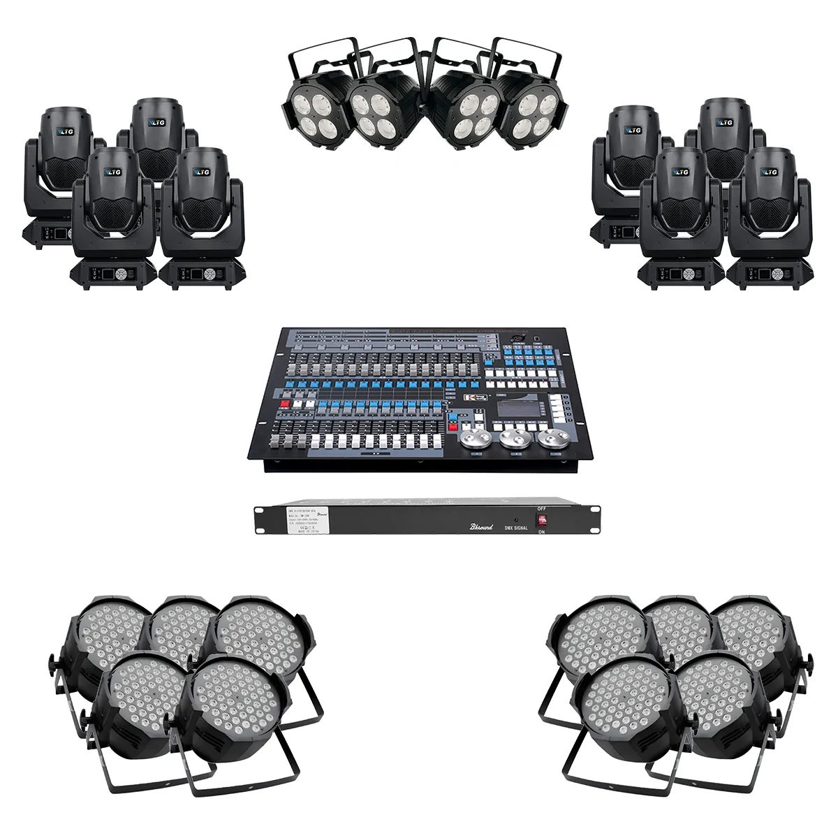 Ảnh minh họa Combo đèn ánh sáng sân khấu, sự kiện, đám cưới 02 2