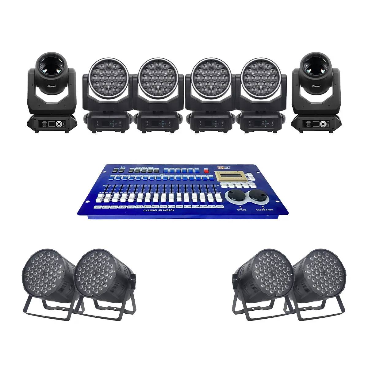 Ảnh minh họa Combo Đèn Ánh Sáng sân khấu, sự kiện, đám cưới 07 1