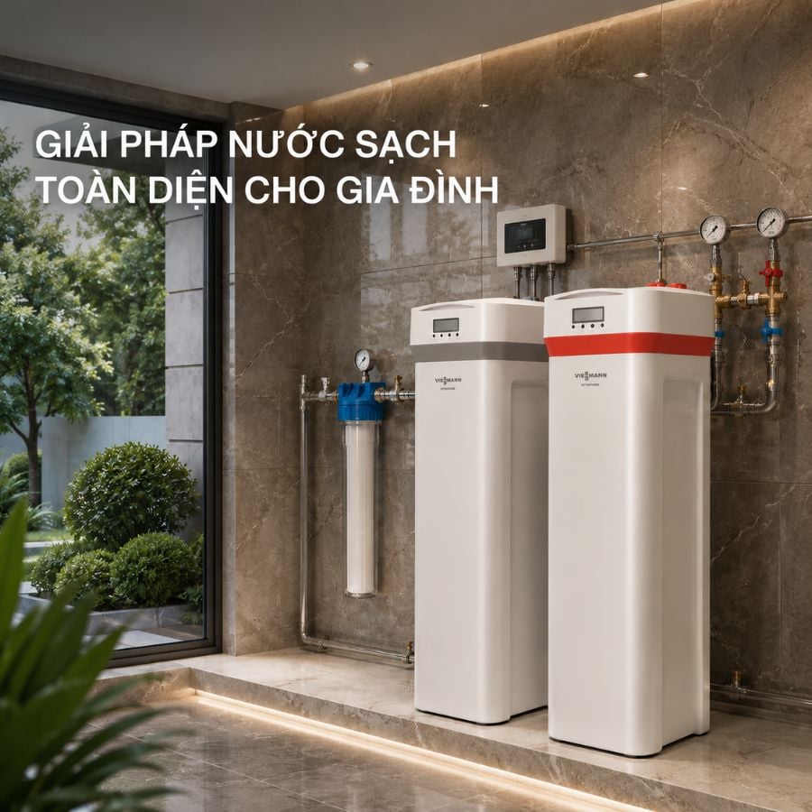 Ảnh minh họa Combo hệ thống lọc tổng Viessmann Vitopure S2 + Vitopure S3 (3T) 1
