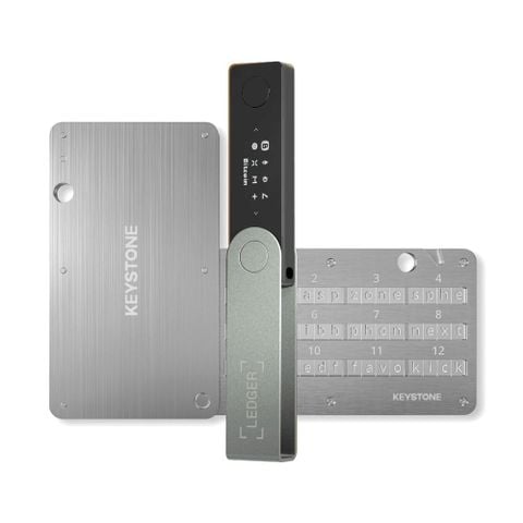 Combo Ledger Nano X và Bảng thép