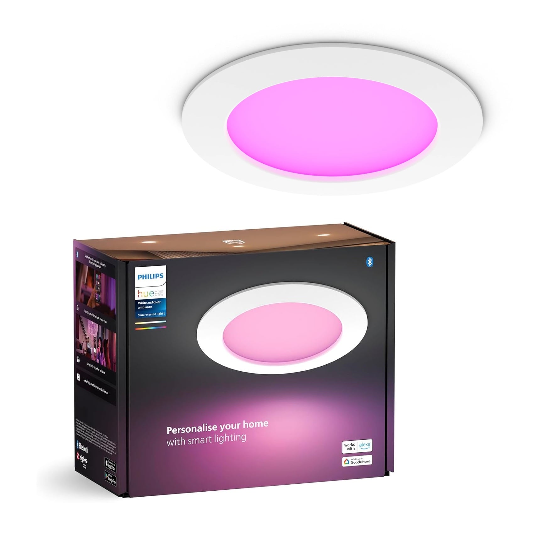 Ảnh minh họa Combo Philips Hue Slim Downlight 4 Pack – Siêu tiết kiệm 2