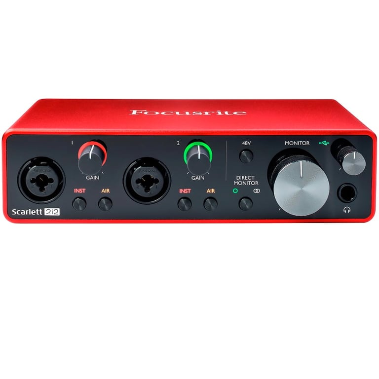 Ảnh minh họa Combo phòng thu Focusrite Scarlett 2i2 Gen 3 1