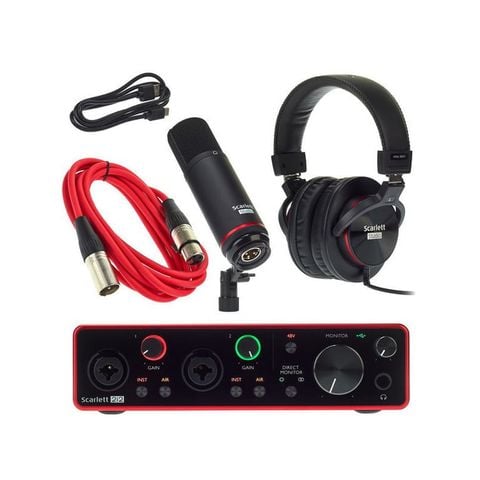 Combo phòng thu Focusrite Scarlett 2i2 Gen 3