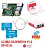 Combo Raspberry Pi 4 Official