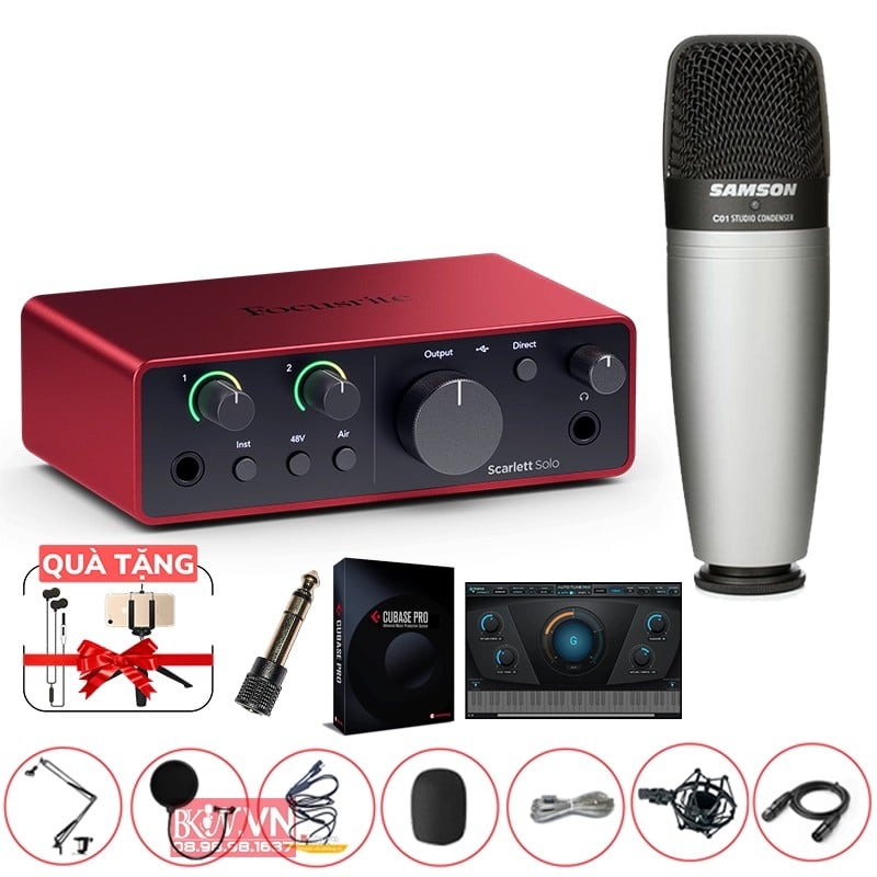 Combo Sound Card Solo Gen 4 Micro Samson C01