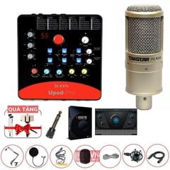  Combo thu âm hát live icon upod pro + pc k200 