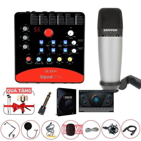 Combo thu âm icon pro micro samson c03