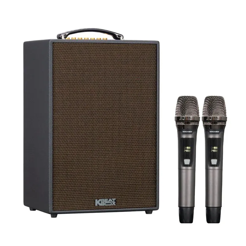 Ảnh minh họa Loa Acnos CS286PRO, Bass 20 cm, Công suất 100W, Bluetooth 5.0, MP3 USB, LINE IN, OPTICAL IN, Đi kèm 2 Mic 2