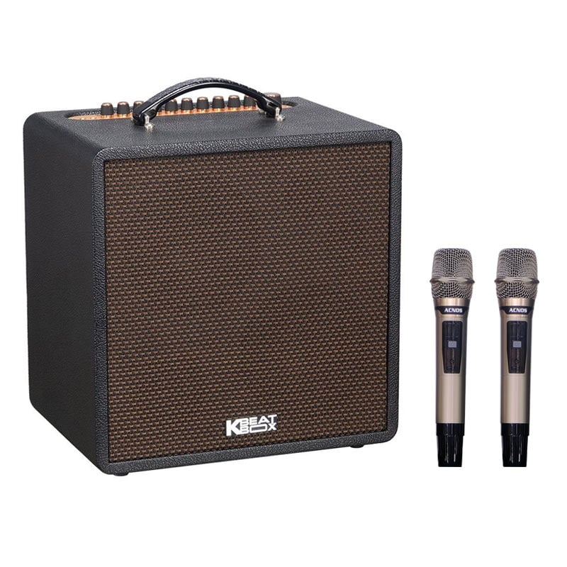 Ảnh minh họa Loa Acnos QUAD 68 Pro, Công Suất 180W, Bluetooth, AUX, Optical, Mic Wireless Stereo, 2 Tay Micro 1