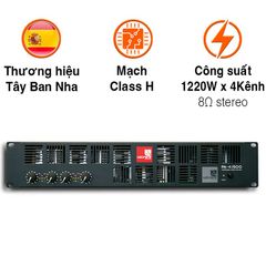  Công suất 4 kênh Tecnare PA4-1500, 1220W x4 Kênh 