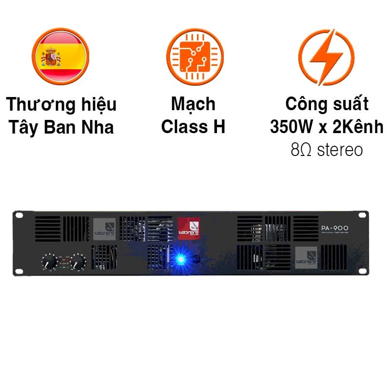 Công Suất Tecnare PA 900, 350W x2 Kênh