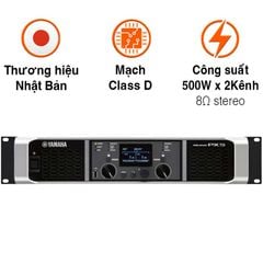  Công suất Yamaha PX5, 500W x 2 Kênh, Class D 