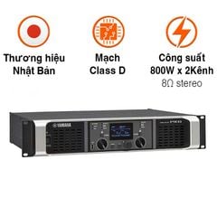  Công suất Yamaha PX8, 800W x 2 Kênh, Class D 