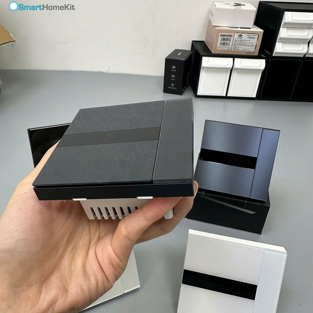Ảnh minh họa Công tắc Aqara H1 Elite Smart Switch 3