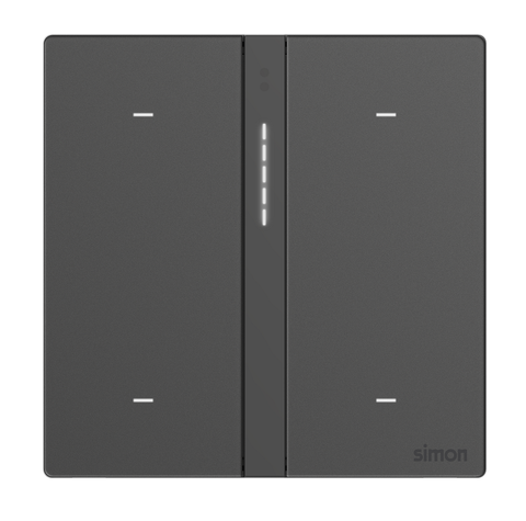 Module công tắc gồm 2 công tắc bối cảnh và 2 công tắc thường SImon M7
