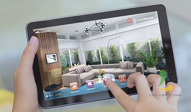 Ảnh minh họa Công tắc cảm ứng 4 kênh SH-CTX 3