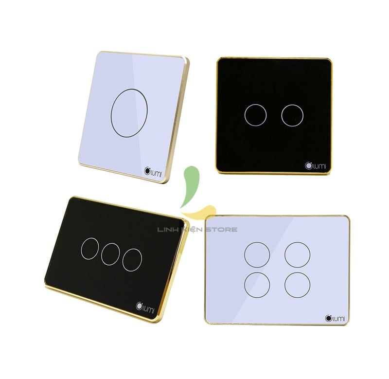 Công tắc cảm ứng Lumi LM-SG viền vàng