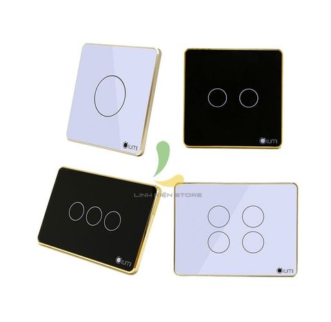 Công tắc cảm ứng Lumi LM-SG viền vàng