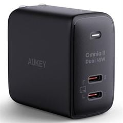  Sạc nhanh 2 cổng Type-C PD 45W Aukey PA-B4T Omnia 
