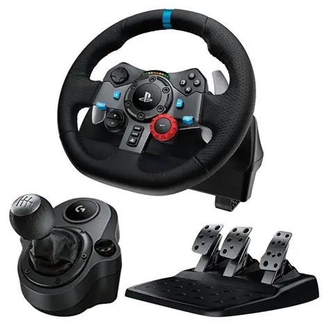 Console Logitech G29 Racing Wheel And Pedals For Ps4/ps5/đen