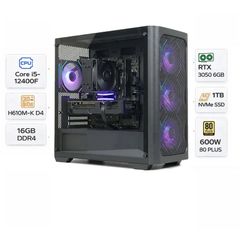  PC chơi game tùy chỉnh Intel Core i5-12400F, RTX 3050 6GB, 16GB RAM 
