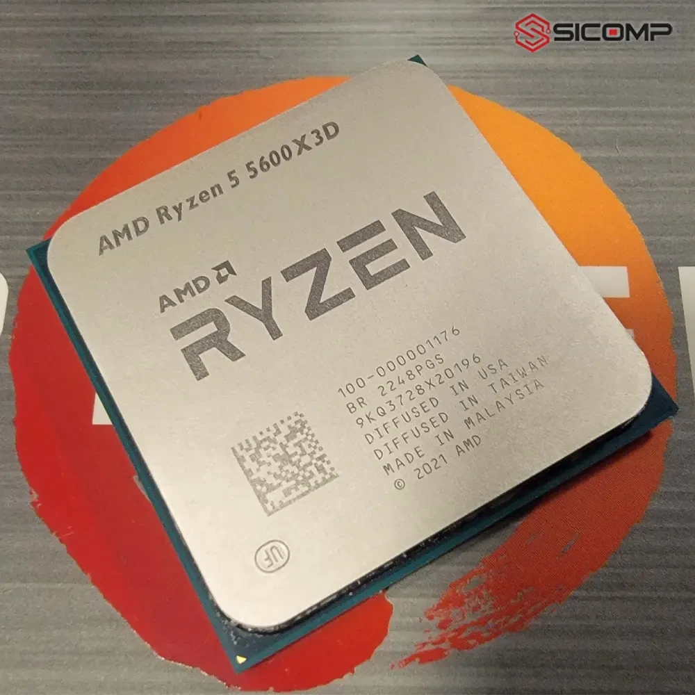 Ảnh minh họa CPU AMD RYZEN 5 5600X3D (6 CORES | 12 THREADS | UPTO 4.4GHZ | 96 MB CACHE) 1