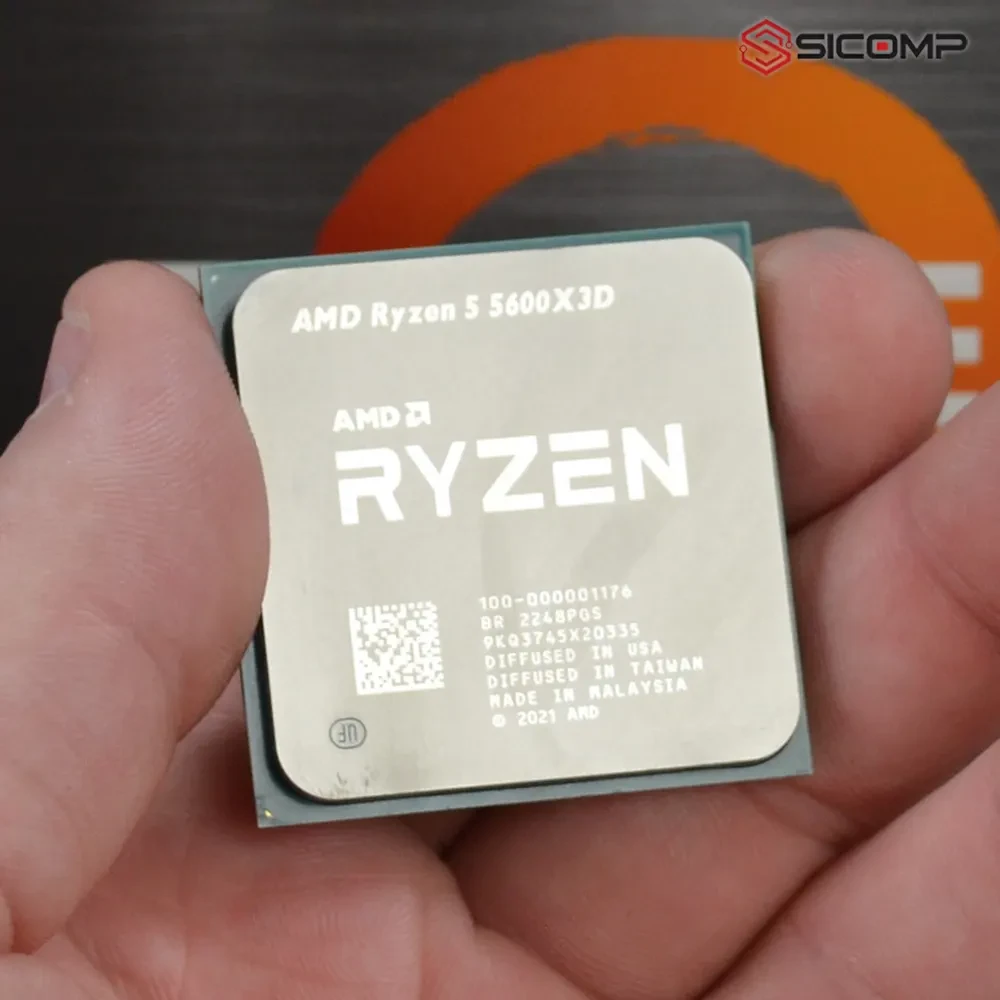 Ảnh minh họa CPU AMD RYZEN 5 5600X3D (6 CORES | 12 THREADS | UPTO 4.4GHZ | 96 MB CACHE) 2
