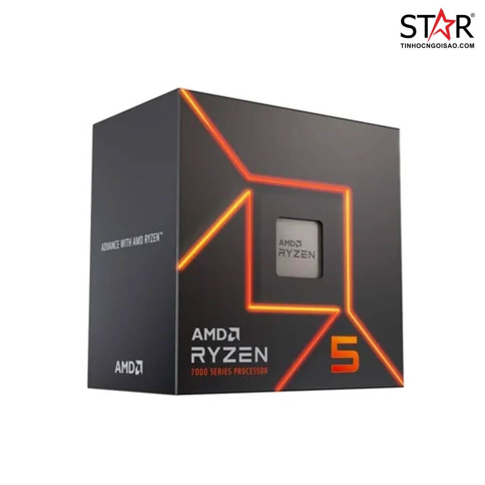 Ảnh minh họa CPU AMD Ryzen 5 7600 | AM5, 6 nhân/12 luồng, Max 5.1 GHz 2