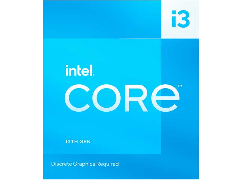 CPU Intel Core I3 13100 (4 nhân 8 luồng, 3.4 GHz Turbo 4.5 GHz)