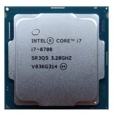  CPU Intel Core i7 8700 Cũ | LGA 1151, 6 nhân/12 luồng, Max 4.6 GHz 