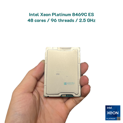 CPU Intel Xeon Platinum 8469C ES 48 core / 96 threads