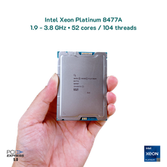 CPU Intel Xeon Platinum 8477A 